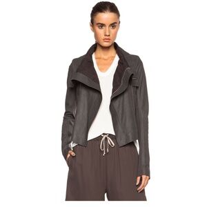Rick Owens Classic Blister Leather Biker Jacket - Size US10